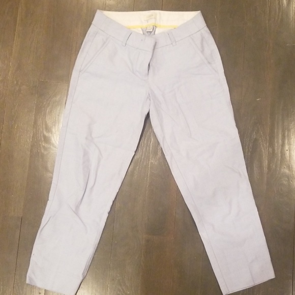J. Crew Cropped Linen Pants - Picture 1 of 6